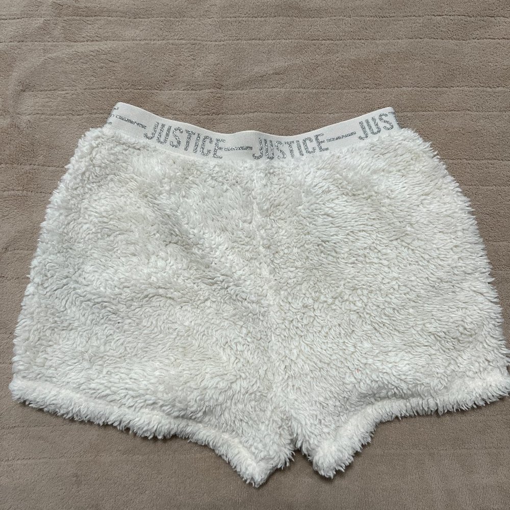 Justice girls teddy shorts